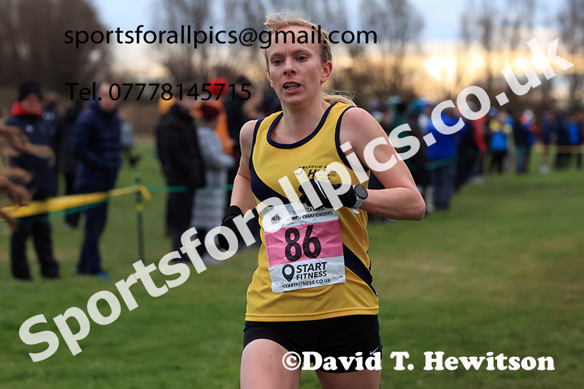 Senior womens 2024 NECAA Cross Country Champs., Temple Park, South Shields. Photo: David T. Hewitson/Sports for All Pics